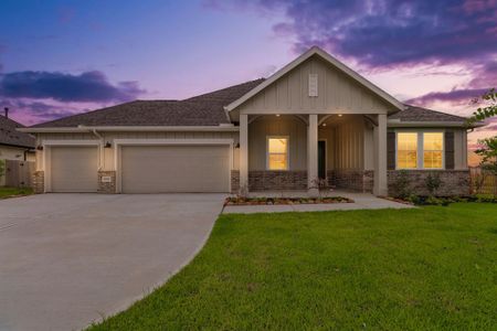 New construction Single-Family house 11822 Old Fashion Cir, Mont Belvieu, TX 77535 plan Aegean - image