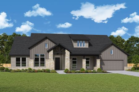 New construction Single-Family house 2005 Whispering Oaks Ln, Waller, TX 77484 plan The Dreamland - image