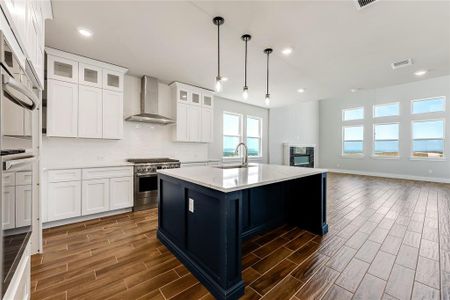 Imagine cooking and entertaining in your wide open kitchen.