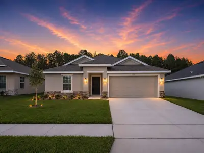 New construction Single-Family house 259 Verny Grove Ln, Leesburg, FL 34748 plan 1512 - image