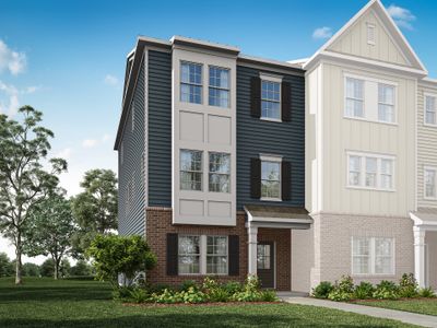 New construction Townhouse house 715 Latta Rd, Durham, NC 27712 plan Nola - image