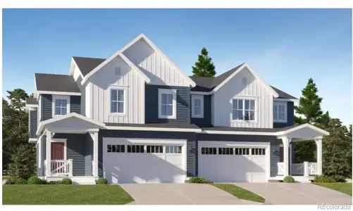 New construction Duplex house 577 Nightsky St, Erie, CO 80516 Plateau- photo 0