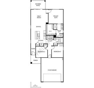 New construction Single-Family house 9865 N Solstice Ave, Marana, AZ 85743 plan Turquoise - image