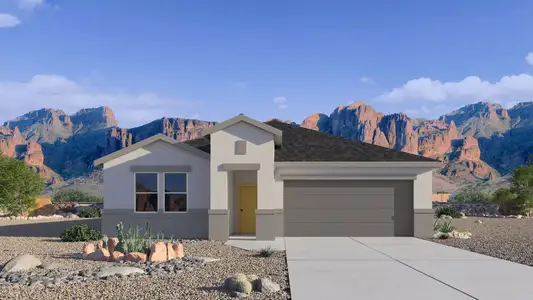 New construction Single-Family house 5686 E Azara Dr, San Tan Valley, AZ 85140 plan Saguaro - image