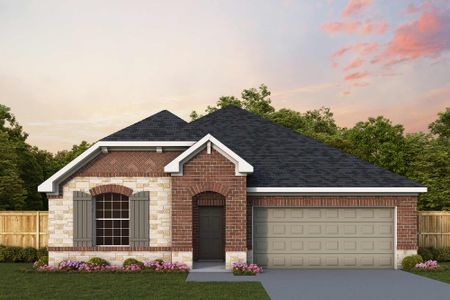 New construction Single-Family house 1610 Perdido Way, Magnolia, TX 77354 The Aftonwood- photo 0