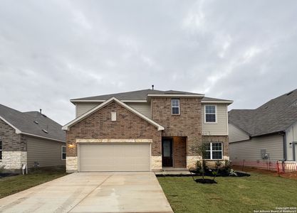 New construction Single-Family house 122 Beveridge, Seguin, TX 78155 Gage Homeplan- photo 0