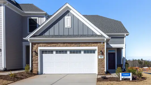 New construction Townhouse house 2207 Wigan Ln, Durham, NC 27703 plan Cambridge - image