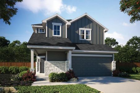New construction Single-Family house 404 Young St, Buda, TX 78610 plan Lamar 2 - image
