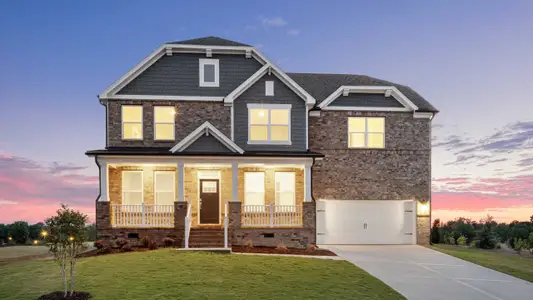 New construction Single-Family house 1132 Dartford Green Pl, Wake Forest, NC 27587 plan Norman - image