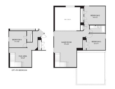 Hawthorne 1943 Floorplan Upstairs