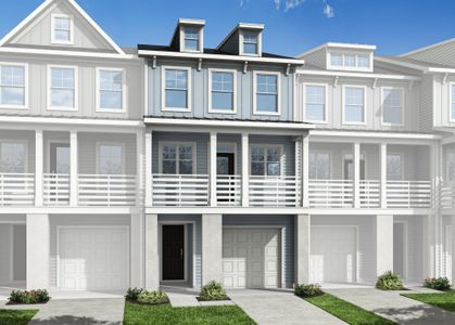 New construction Townhouse house 445 Katies Scenic Ct, Charleston, SC 29492 plan Blakely - image