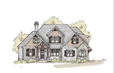 New construction Single-Family house 7988 Hannah Rd, Winston, GA 30187 plan Allie C - image