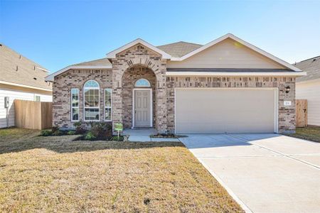 New construction Single-Family house 375 Shoreview Drive, Conroe, TX 77303 The Aintree- photo 0