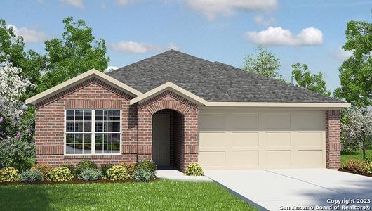 New construction Single-Family house 4864 Theralite Trl, San Antonio, TX 78253 The Knight - photo 0 0