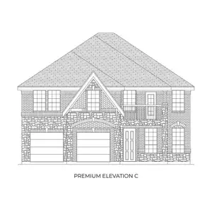 New construction Single-Family house 704 Golden Galaxy Wy, Lucas, TX 75098 plan Princeton 2F-EW - image