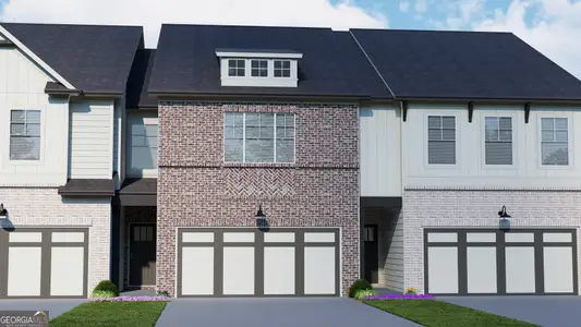 New construction Townhouse house 4119 Millstone Park Ln, Gainesville, GA 30504 plan Cheshire - image