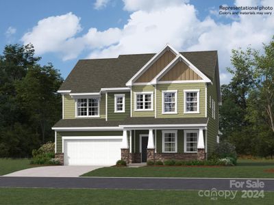 New construction Single-Family house 223 Hamptons Cove Road, Troutman, NC 28166 Greenway Basement- photo 0