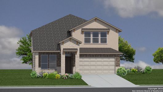 New construction Single-Family house 14740 Pearl Flts, San Antonio, TX 78253 The Salerno- photo 0 0