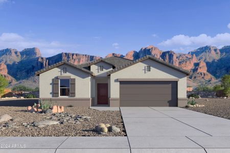 New construction Single-Family house 1164 W Sand Canyon Court, Casa Grande, AZ 85122 Elgin- photo 0