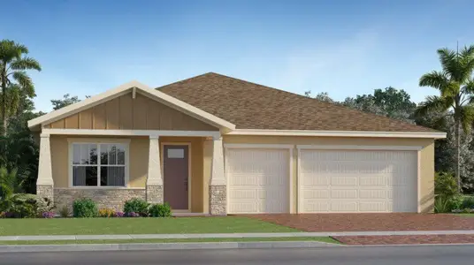 New construction Single-Family house 1357 Se Willow Oaks St, Port St. Lucie, FL 34984 plan Treviso - image