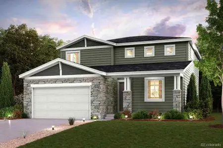 New construction Single-Family house 14074 Deertrack Ln, Parker, CO 80134 plan Roosevelt - image