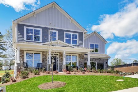 New construction Single-Family house 6901 Lancelot Ct, Flowery Branch, GA 30542 Colfax- photo 1 1