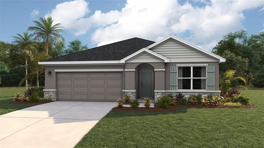 New construction Single-Family house 18215 Beehive Ter, Bradenton, FL 34211 plan Aria - image