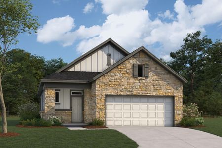 New construction Single-Family house 1403 N Roger Hanks Pkwy, Dripping Springs, TX 78620 plan Porter - Central Series - image
