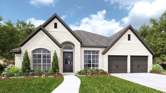 New construction Single-Family house 405 Prickly Poppy Wy, Georgetown, TX 78633 plan 3257W - image