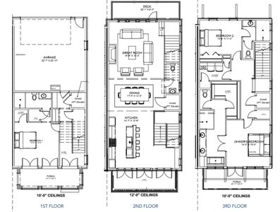 New construction Townhouse house 2033 Heritage Walk, Unit 4, Milton, GA 30004 The Crossroads- photo 2 2