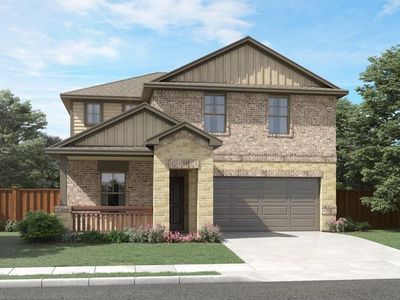 New construction Single-Family house 10640 Tuccenen Drive, Fort Worth, TX 76179 The Winedale- photo 0