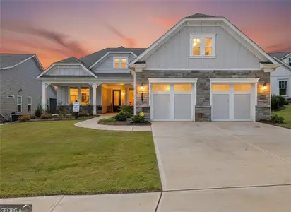 New construction Single-Family house 55 Ozark Wy, Hoschton, GA 30548 - image