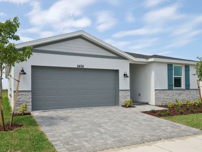 New construction Single-Family house 5434 Hampton Park Cir, Vero Beach, FL 32966 Hibiscus- photo 0