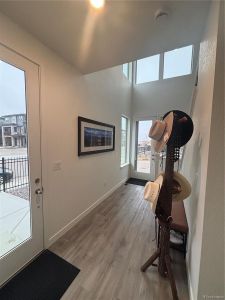 Main level entry foyer