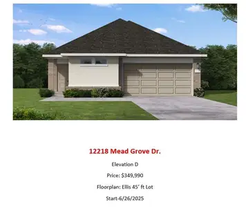 New construction Single-Family house 12218 Mead Grove Dr, Texas City, TX 77591 plan Ellis - image