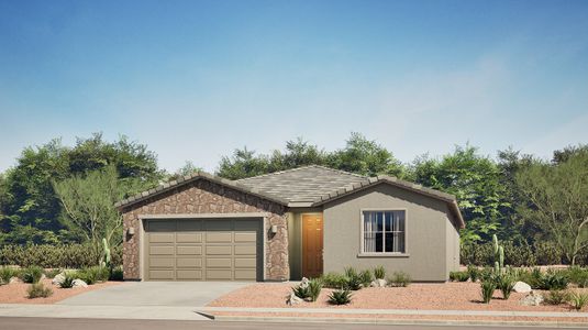 New construction Single-Family house 12921 N Speckled Wood Wy, Marana, AZ 85653 plan Aster - image