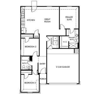 New construction Single-Family house 152 Sleep Holw, Jarrell, TX 76537 plan The Gage (801) - image