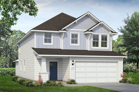 New construction Single-Family house 13408 Roughstock Wy, Mustang Ridge, TX 78610 plan Durango 2595 - image