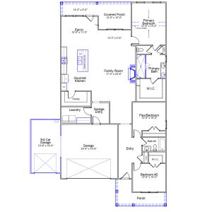 New construction Single-Family house 3019 Oak Grove Ln, Anderson, SC 29621 plan Hunter - image