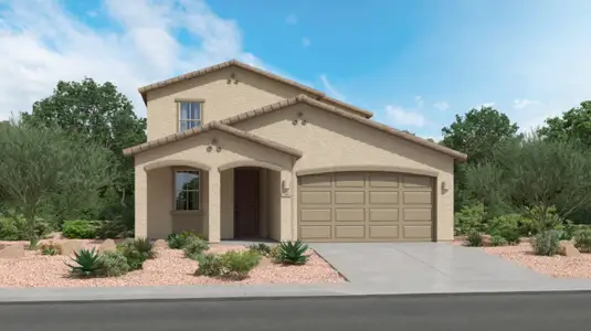 New construction Single-Family house 10482 E Beaman Ln, Marana, AZ 85653 plan Julian - image