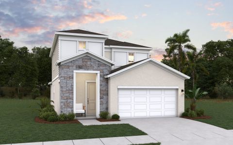 New construction Single-Family house 7495 Sea Manatee St, Parrish, FL 34219 plan Florence - 19109 - image