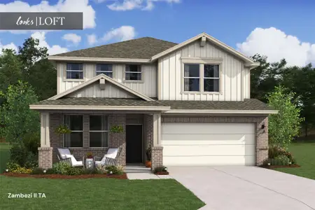 New construction Single-Family house 4703 Bay Vista Dr, Baytown, TX 77523 plan Zambezi II - image