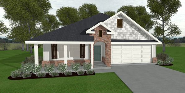 New construction Single-Family house 2814 Messenger Wy, Bryan, TX 77803 plan The Marigold - image