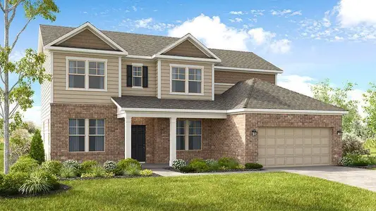 New construction Single-Family house 8650 Stratford Oaks Ave, Ball Ground, GA 30107 Lawrence- photo 0