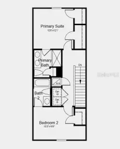 New construction Townhouse house 14032 Textile Run, Parrish, FL 34219 plan Hazel - image