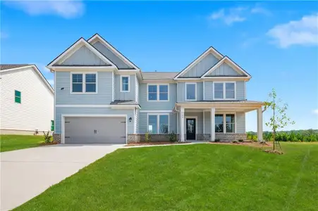 New construction Single-Family house 745 Dunlake Wy, Locust Grove, GA 30248 plan Clarity -  Front Entry - image