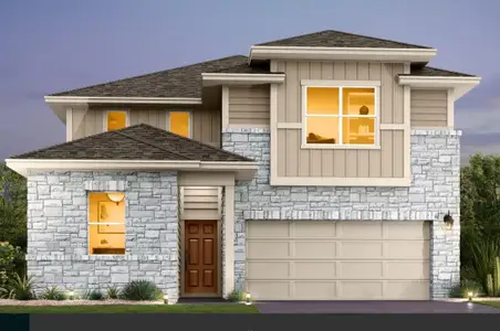 New construction Single-Family house 114 Holzinger Bnd, Bastrop, TX 78602 plan Wyatt - image