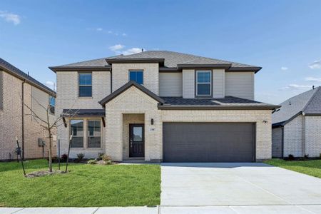 New construction Single-Family house 15017 Hierba Mora Dr, Haslet, TX 76052 plan Wimbledon - image