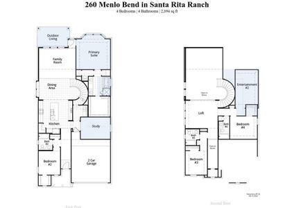 New construction Single-Family house 260 Menlo Bnd, Liberty Hill, TX 78642 Panamera Plan- photo 1 1