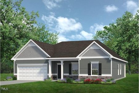 New construction Single-Family house 445 Olivia Crossing Ct, Unit 22, Four Oaks, NC 27524 The Avondale- photo 0